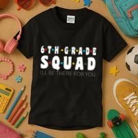 6th Grade Squad Kids T-Shirt thumb 3