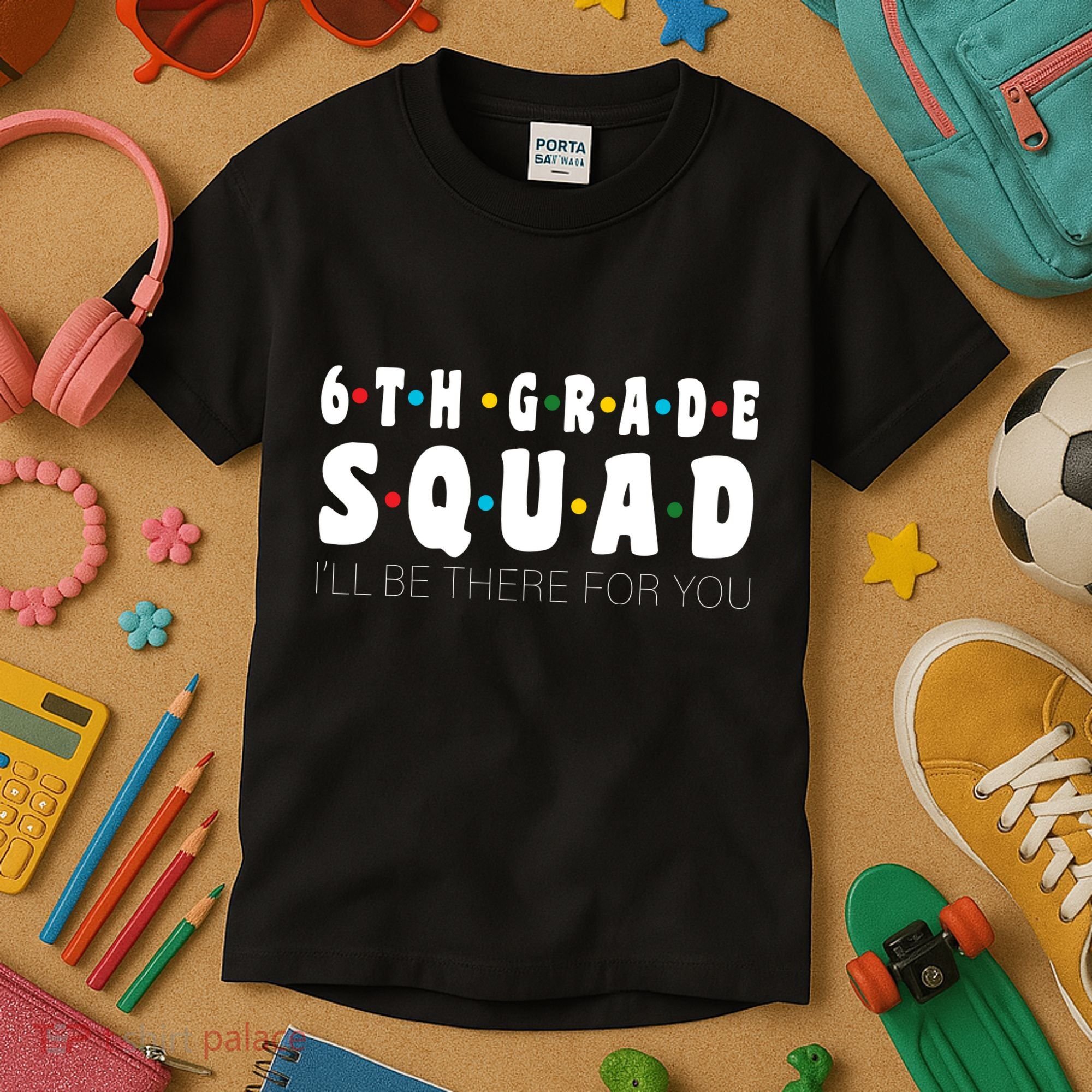 6th Grade Squad Kids T-Shirt