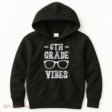 6th Grade Vibes Kids Hoodie