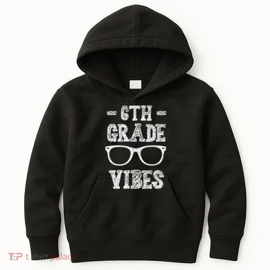 6th Grade Vibes Kids Hoodie