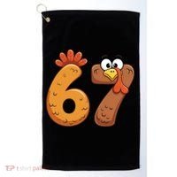67 Thanksgiving Turkey Golf Towel thumb 0