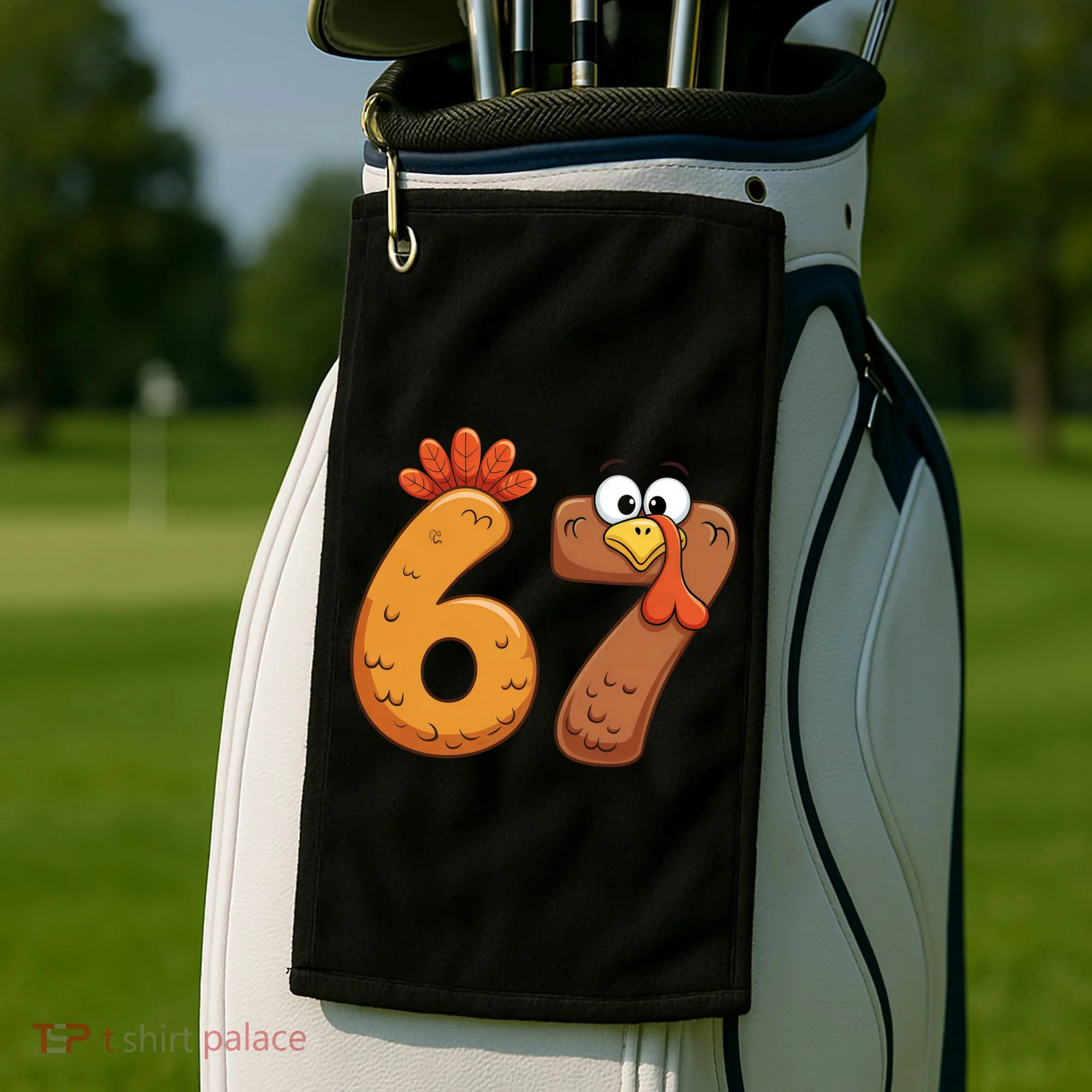 67 Thanksgiving Turkey Golf Towel