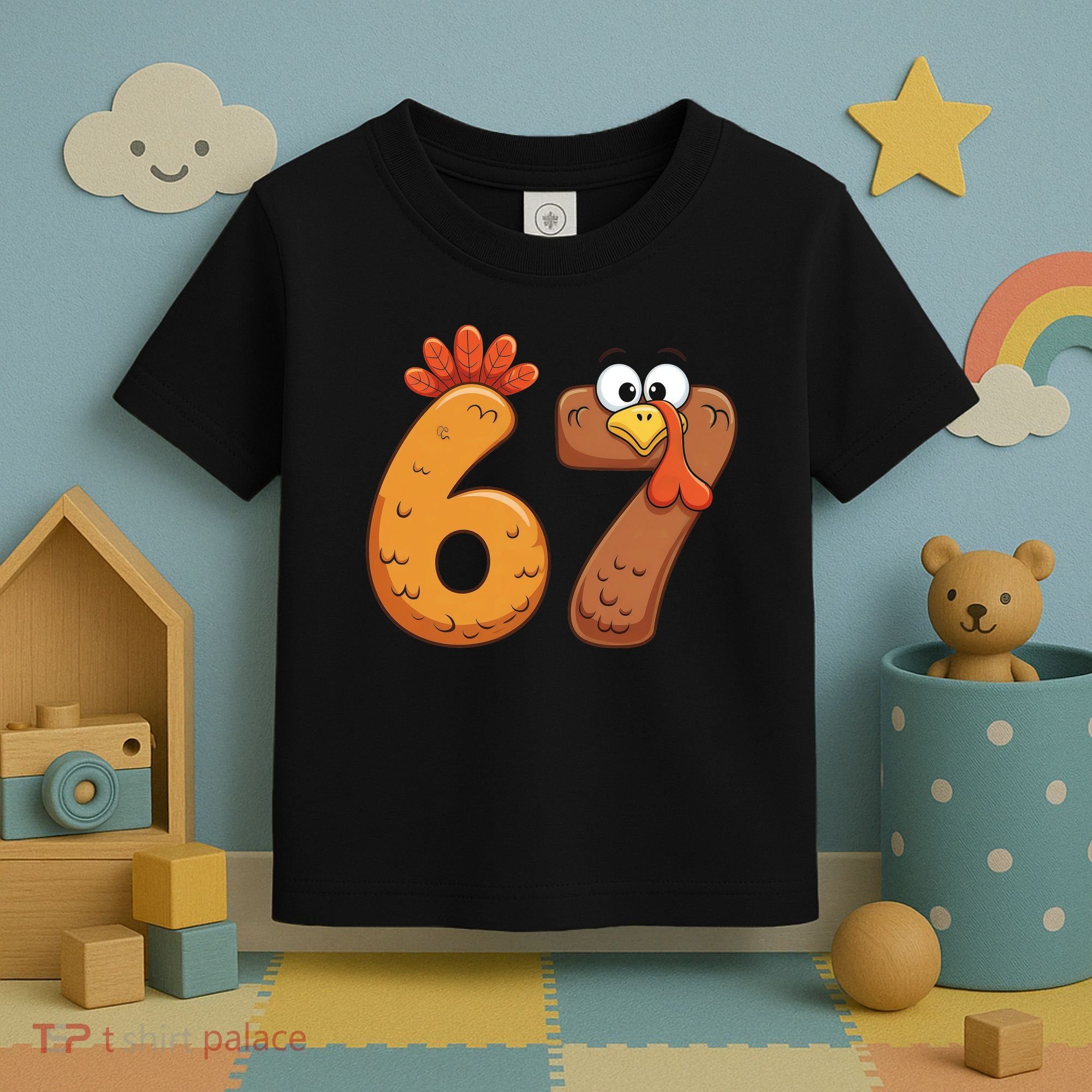 67 Thanksgiving Turkey Toddler T-Shirt