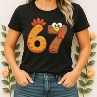 67 Thanksgiving Turkey Women's T-Shirt thumb 2