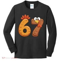 67 Thanksgiving Turkey Kids Long Sleeve Shirt thumb 0
