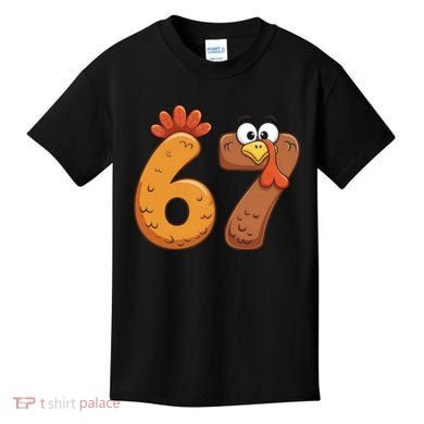 67 Thanksgiving Turkey Kids T-Shirt