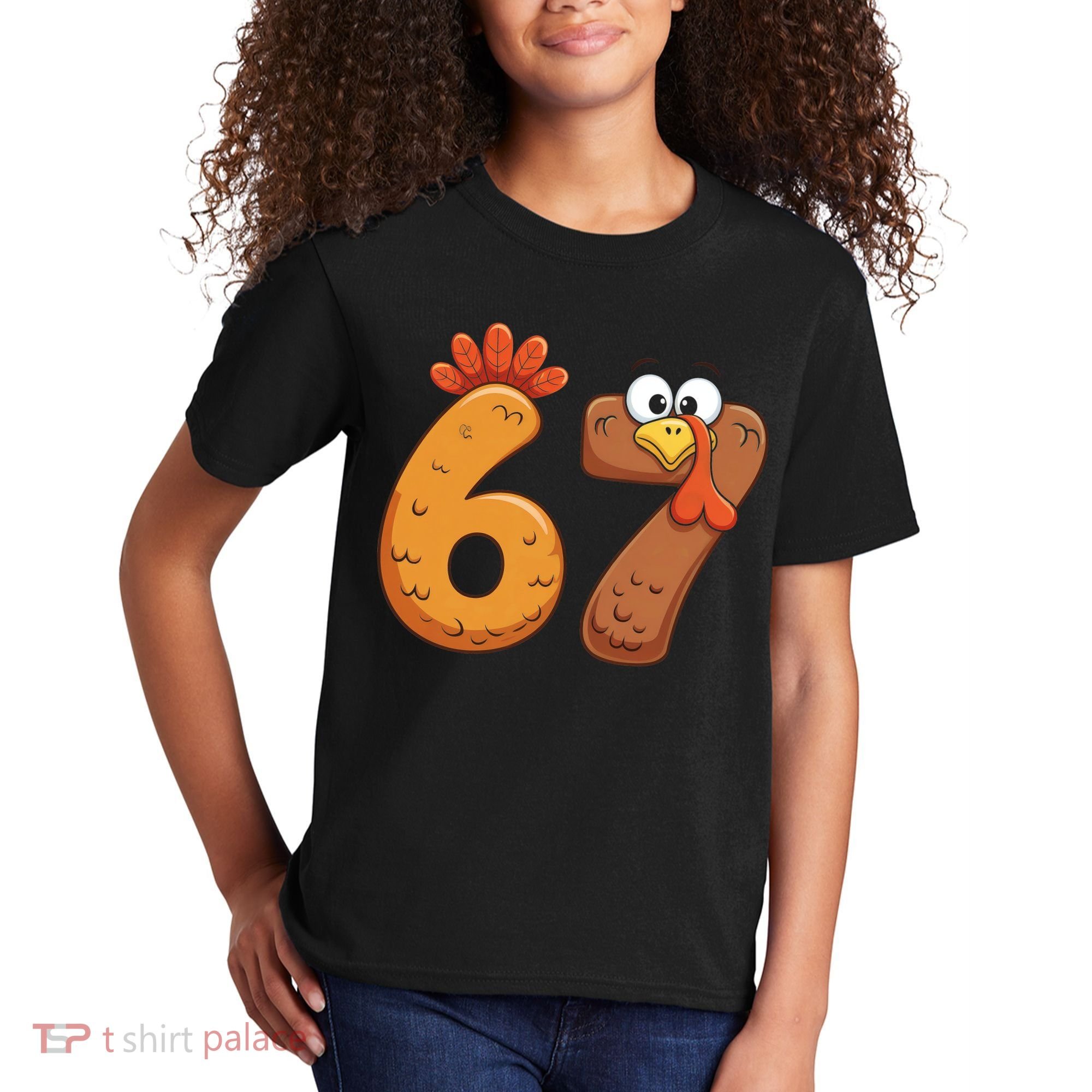 67 Thanksgiving Turkey Kids T-Shirt