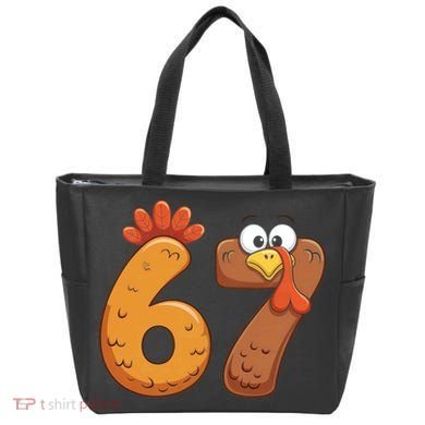 67 Thanksgiving Turkey Tote Bag