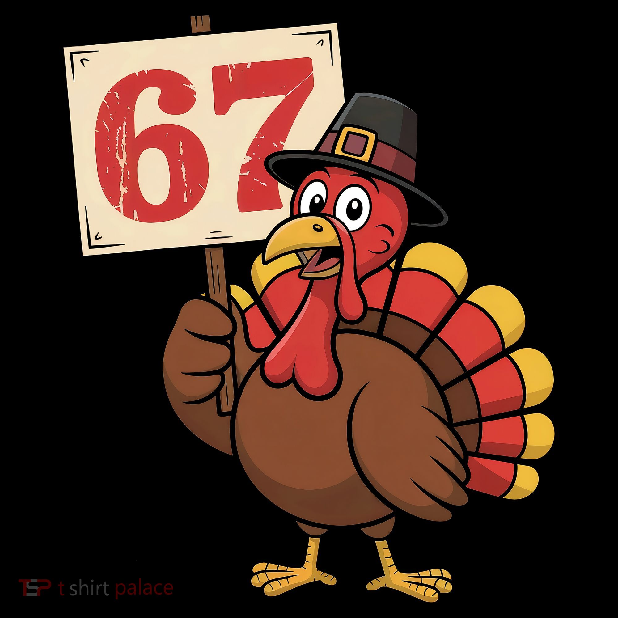 67 Turkey Thanksgiving Meme Funny Sixty Seven Sweatshirt