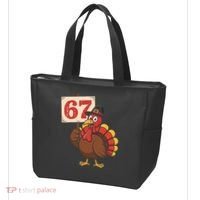 67 Turkey Thanksgiving Meme Funny Sixty Seven Tote Bag thumb 3