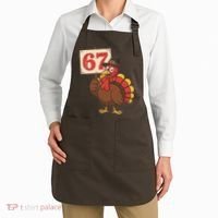 67 Turkey Thanksgiving Meme Funny Sixty Seven Apron thumb 2