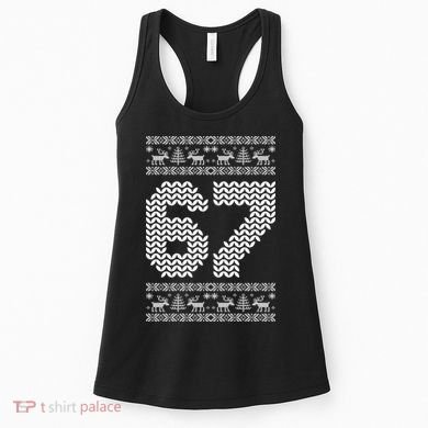 6-7 Ugly Christmas Sweater 67 Meme Design Women's Tank Top