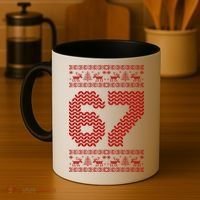 6-7 Ugly Christmas Sweater 67 Meme Funny Coffee Mug thumb 4