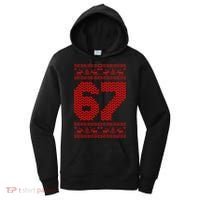 6-7 Ugly Christmas Sweater 67 Meme Funny Women's Hoodie thumb 0