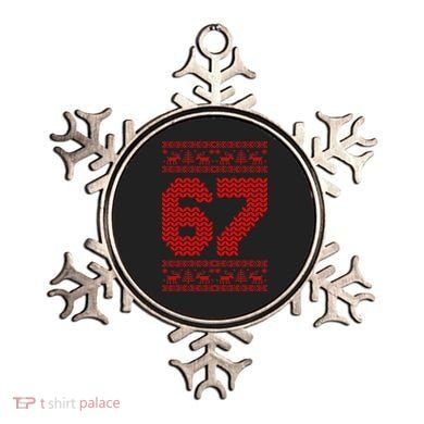 6-7 Ugly Christmas Sweater 67 Meme Funny Ornament