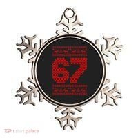 6-7 Ugly Christmas Sweater 67 Meme Funny Ornament thumb 0