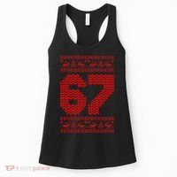 6-7 Ugly Christmas Sweater 67 Meme Funny Women's Tank Top thumb 0