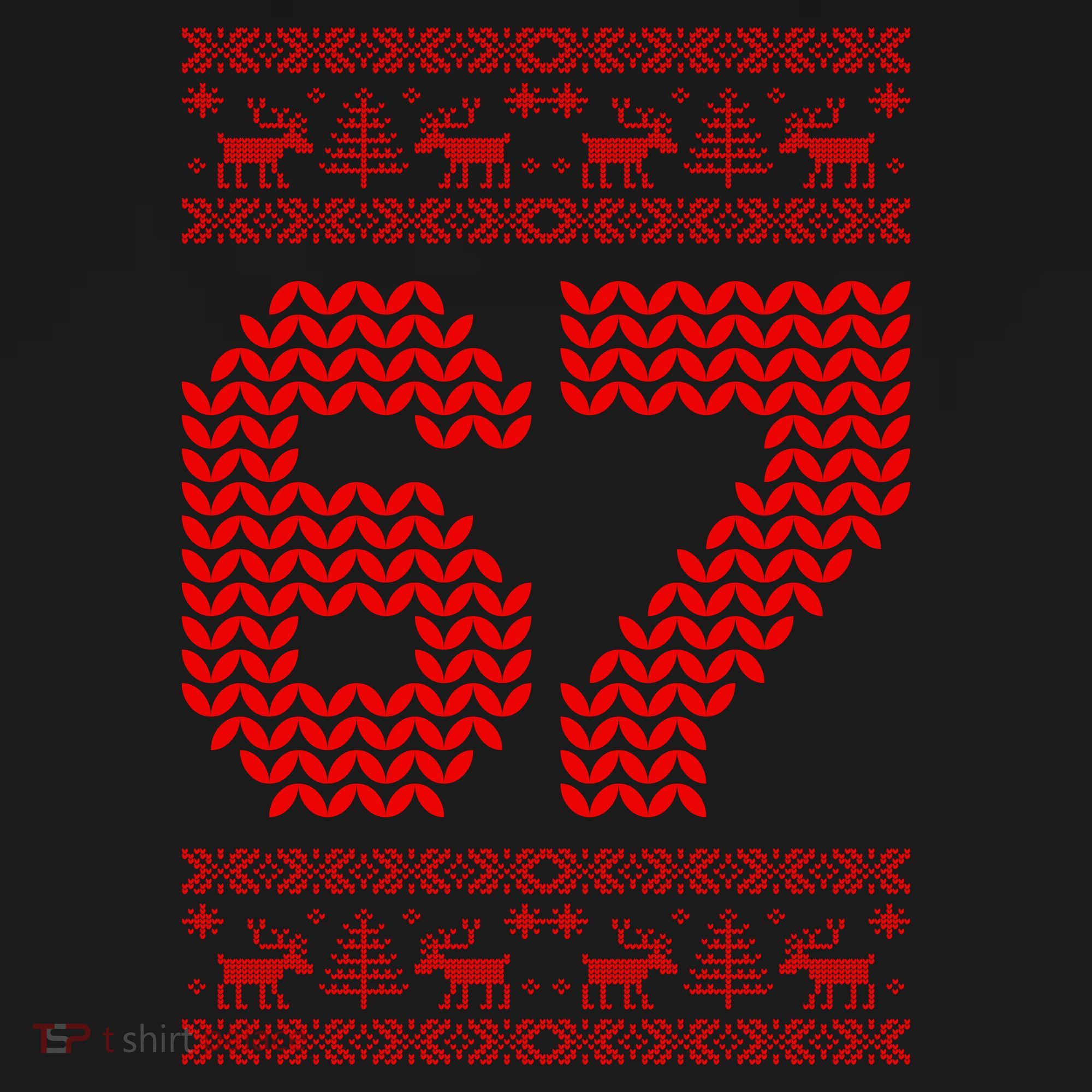 6-7 Ugly Christmas Sweater 67 Meme Funny Women's Tank Top