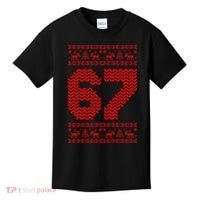 6-7 Ugly Christmas Sweater 67 Meme Funny Kids T-Shirt thumb 0