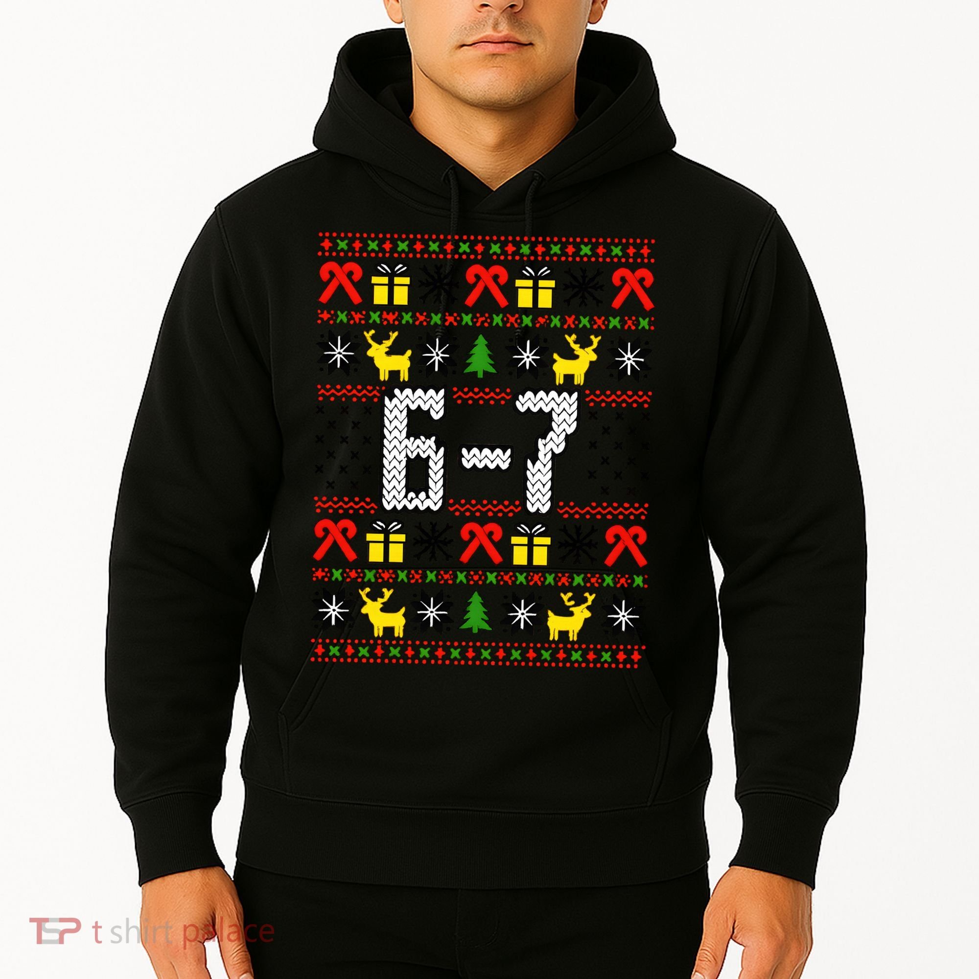6-7 Ugly Christmas Sweater 67 Meme Funny Xmas Hoodie