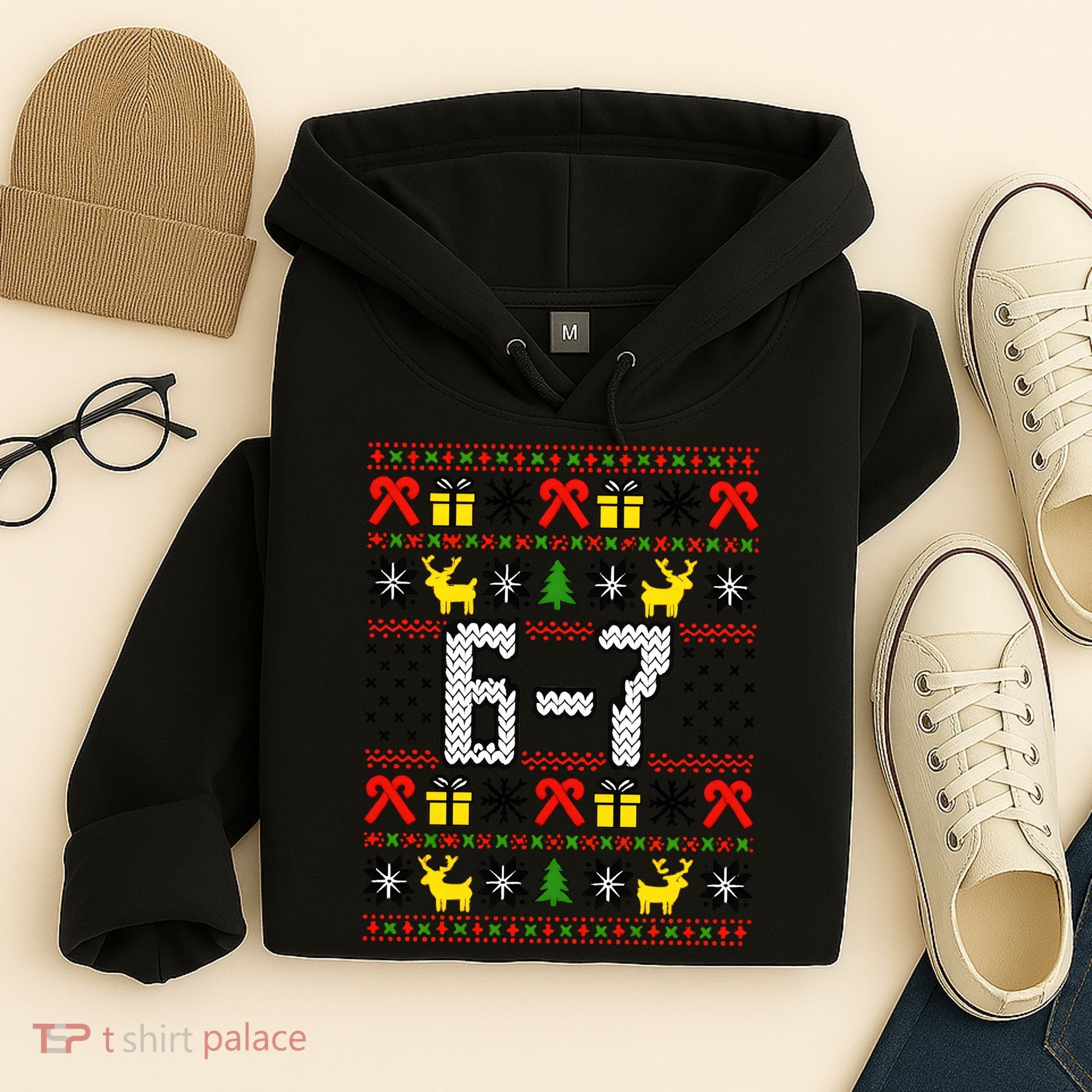 6-7 Ugly Christmas Sweater 67 Meme Funny Xmas Hoodie