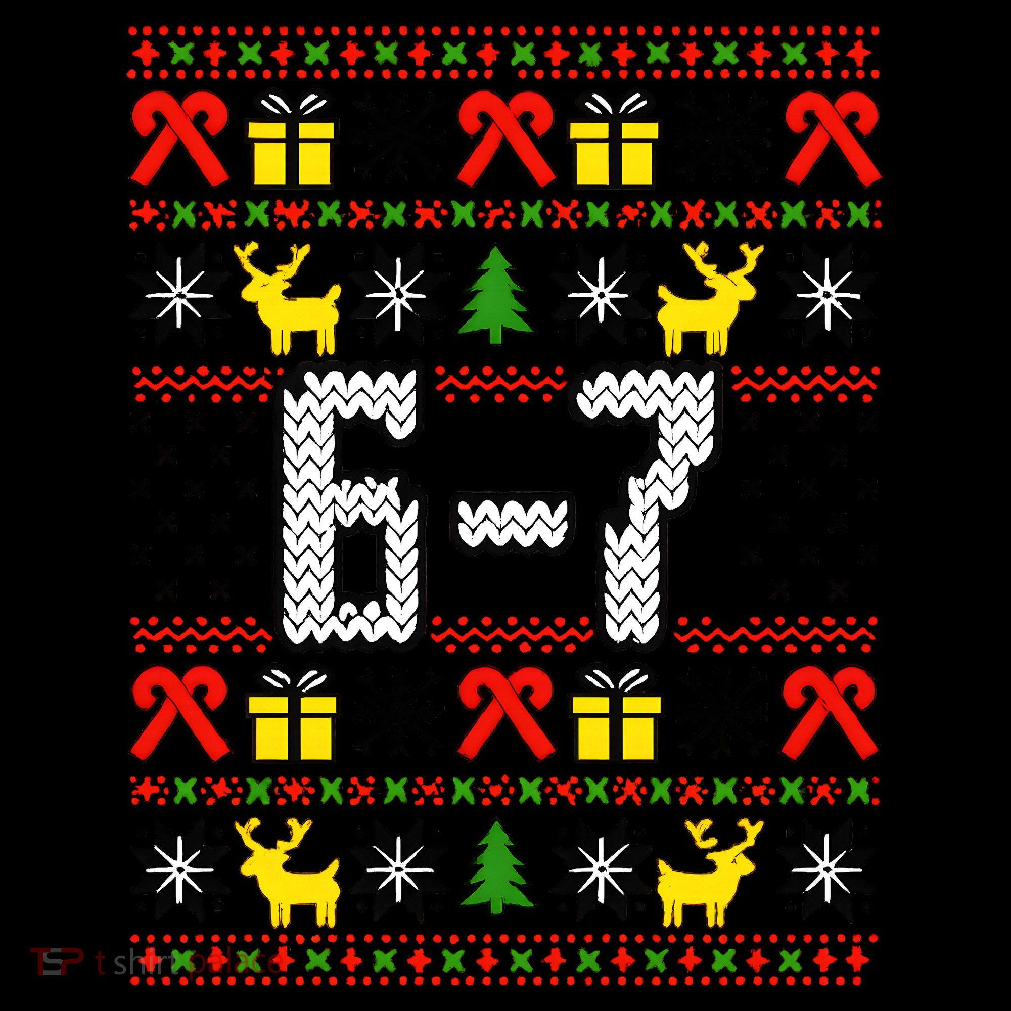6-7 Ugly Christmas Sweater 67 Meme Funny Xmas Coffee Mug