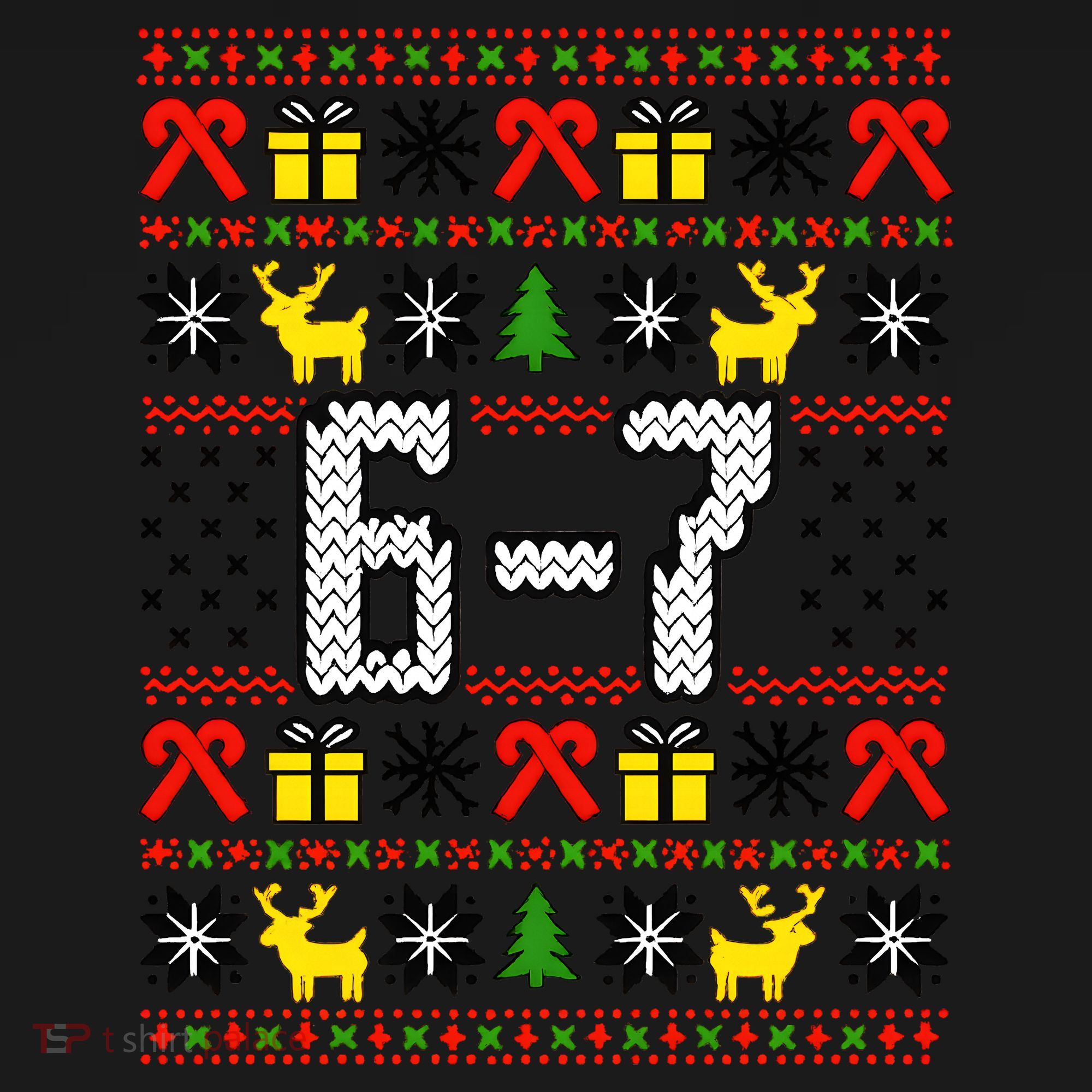 6-7 Ugly Christmas Sweater 67 Meme Funny Xmas Women's Hoodie
