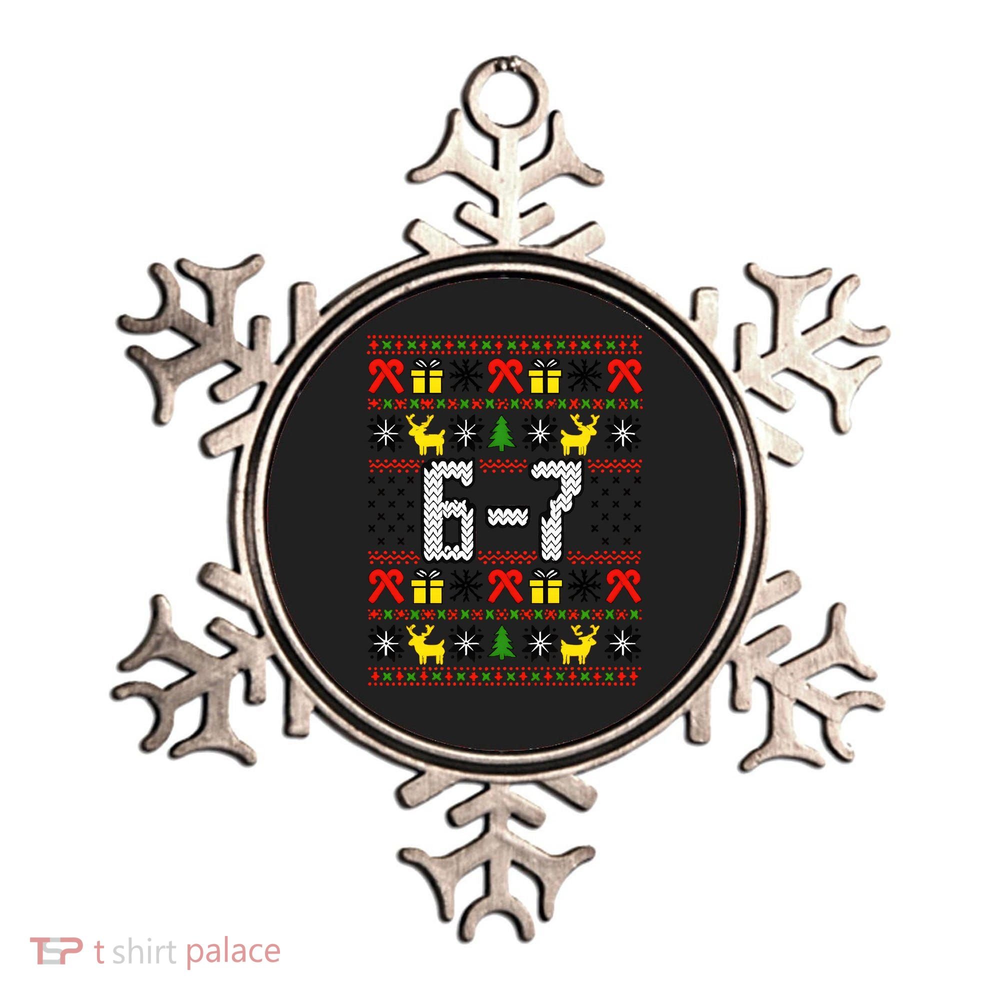 6-7 Ugly Christmas Sweater 67 Meme Funny Xmas Ornament