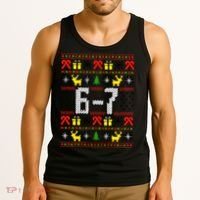 6-7 Ugly Christmas Sweater 67 Meme Funny Xmas Tank Top thumb 3