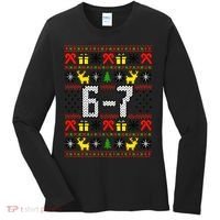 6-7 Ugly Christmas Sweater 67 Meme Funny Xmas Women's Long Sleeve Shirt thumb 0