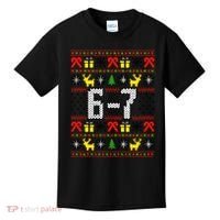 6-7 Ugly Christmas Sweater 67 Meme Funny Xmas Kids T-Shirt thumb 0
