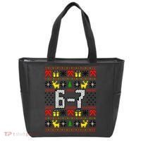 6-7 Ugly Christmas Sweater 67 Meme Funny Xmas Tote Bag thumb 0
