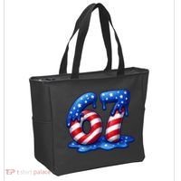 67 USA Flag Drip Patriotic 6-7 Meme Tote Bag thumb 2