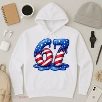 67 USA Flag Drip Patriotic 6-7 Meme Hoodie thumb 3