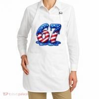 67 USA Flag Drip Patriotic 6-7 Meme Apron thumb 2