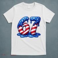 67 USA Flag Drip Patriotic 6-7 Meme T-Shirt thumb 5