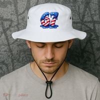 67 USA Flag Drip Patriotic 6-7 Meme Bucket Hat thumb 2