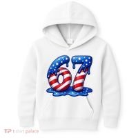 67 USA Flag Drip Patriotic 6-7 Meme Kids Hoodie thumb 0