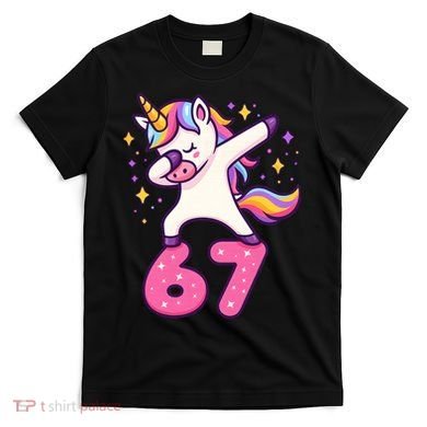 67 Unicorn Six Seven 6-7 Meme Brainrot T-Shirt