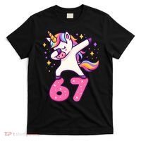 67 Unicorn Six Seven 6-7 Meme Brainrot T-Shirt thumb 0