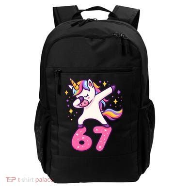 67 Unicorn Six Seven 6-7 Meme Brainrot Backpack