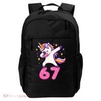 67 Unicorn Six Seven 6-7 Meme Brainrot Backpack thumb 0
