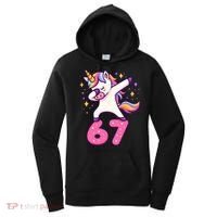67 Unicorn Six Seven 6-7 Meme Brainrot Women's Hoodie thumb 0