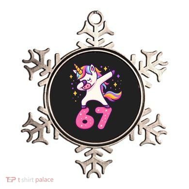 67 Unicorn Six Seven 6-7 Meme Brainrot Ornament
