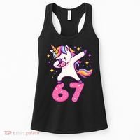 67 Unicorn Six Seven 6-7 Meme Brainrot Women's Tank Top thumb 0