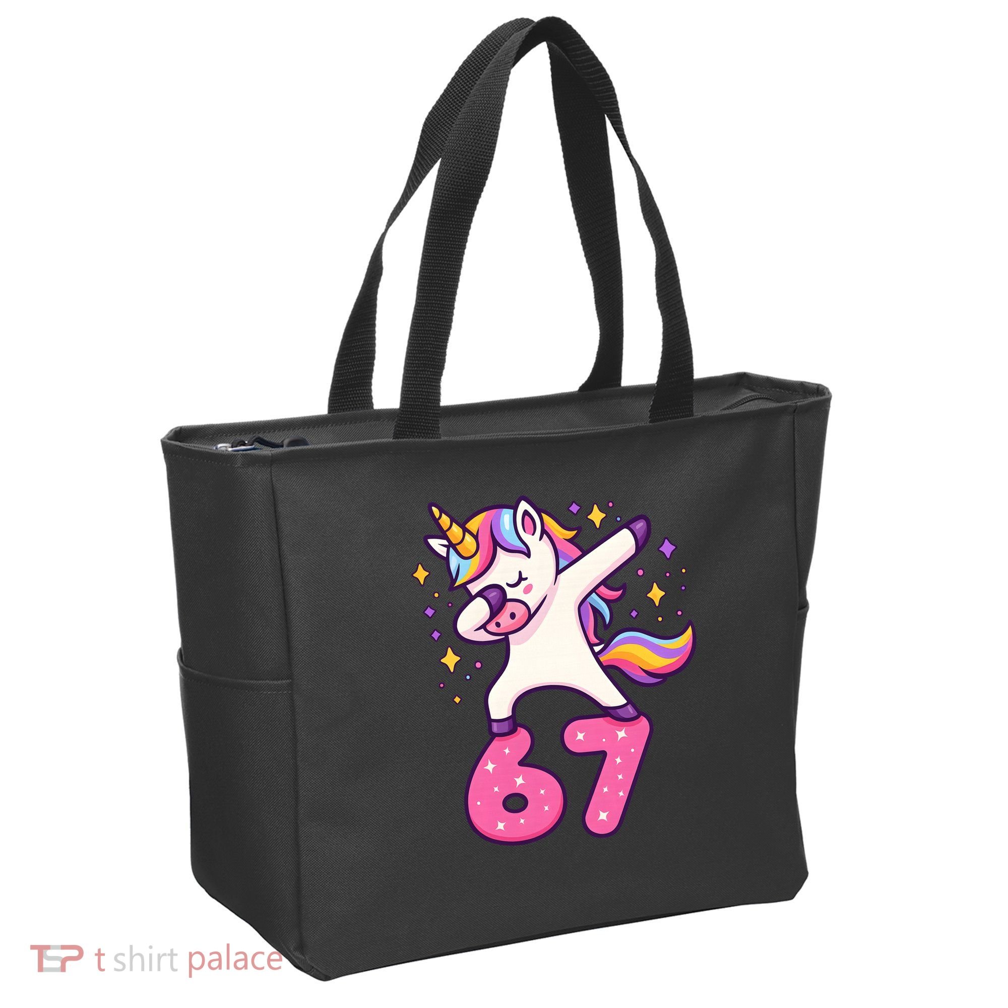 67 Unicorn Six Seven 6-7 Meme Brainrot Tote Bag