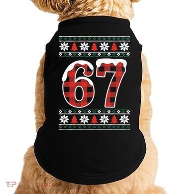 67 Ugly Sweater Christmas Six Seven Meme Doggie Tank
