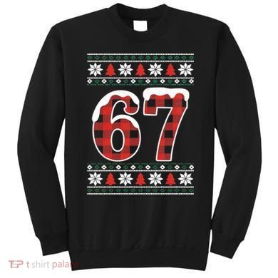 67 Ugly Sweater Christmas Six Seven Meme Sweatshirt