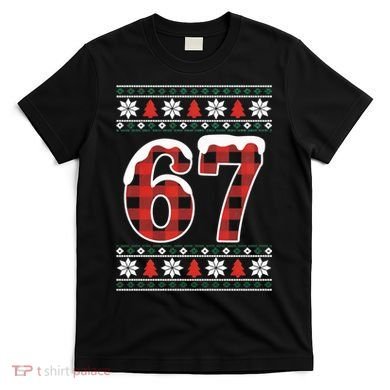 67 Ugly Sweater Christmas Six Seven Meme T-Shirt