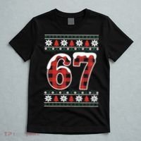67 Ugly Sweater Christmas Six Seven Meme T-Shirt thumb 5